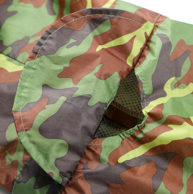 camouflage dog rain coat