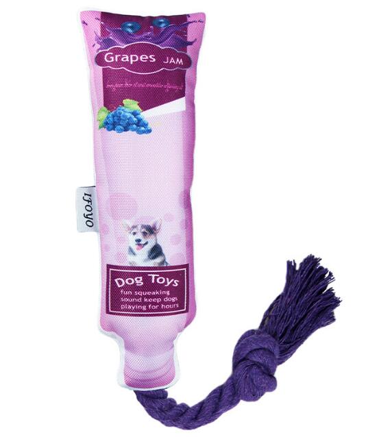 Chewing cotton rope tooth paste with rope
